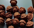 老農(nóng)哥官帽獅子頭文玩核桃賭青皮把玩核桃麻核桃綠皮原果綠果帶皮10顆 10個(gè)大官帽 61-62mm 曬單實(shí)拍圖