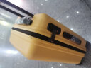 小米行李箱20英寸小型拉杆箱可登机旅行箱万向轮男女密码箱青春款黄色 实拍图