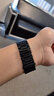 甘吉適用華為Watch D表帶智能運動手表不銹鋼三株鋼米蘭尼斯腕帶HUAWEI D蓋板男女士彈力磁吸編織新款 實心三株鋼表帶-黑色+氣囊蓋板 曬單實拍圖