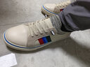 九寸陽(yáng)光帆布鞋男一腳蹬板鞋男春秋新款休閑鞋低幫帆布板鞋防臭老北京布鞋 一腳蹬懶人布鞋8J21米藍 41 曬單實(shí)拍圖