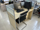 时仁（ShiRen）办公家具办公桌椅组合员工桌电脑桌现代简约屏风隔断办公室卡座 一字型单人位【含柜】 实拍图