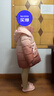 G.DUCKKIDS現貨漸變羽絨棉服反季寶寶休閑洋氣棉襖冬裝中長(cháng)款中大童棉衣外套 漸變粉 140 cm 曬單實(shí)拍圖