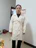 皮爾卡丹（pierre cardin）23年新款風(fēng)衣外套女春秋中長(cháng)款年新款今年流行的感秋季米白色 0704#杏色西裝外套  XL 建議【115-130斤】 曬單實(shí)拍圖