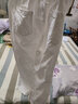 恒源祥2024新款純棉蘿卜哈倫褲女寬松休閑九分褲春夏闊腿長(cháng)褲高腰褲 白色 XL 建議121-130斤 曬單實(shí)拍圖