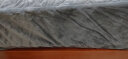水星家纺 软床垫加厚软垫四季保护垫可折叠床垫子 乐肤绒防水透气床护垫(素灰色) 1.5m床（150×200cm） 实拍图