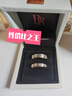 DR對(duì)戒LOVEMARK系列YOU&ME男戒轉(zhuǎn)動(dòng)戒節(jié)日禮物 單女戒 18K金 曬單實(shí)拍圖