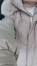 波司登（BOSIDENG）羽絨服女款中長(cháng)款脫卸帽大毛領(lǐng)新國標90絨商場(chǎng)同款外套 梧桐卡其7B02【卡碼拍小】 S 160/84A 體重約110-130斤 曬單實(shí)拍圖