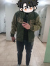 JEEP SPlRlT夾克男春秋季美式新款棒球服男士秋季高街寬松加肥大碼飛行員外套 B11綠色（偏大，字母有點(diǎn)偏差) 2XL 曬單實(shí)拍圖