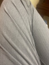 牛狼谷春夏薄款男士褲子刺繡松緊腰休閑褲男修身彈力直筒系皮帶長(zhǎng)褲子 6601淺灰色不加絨（好質(zhì)量） 32 曬單實(shí)拍圖