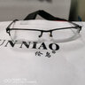 精工(SEIKO)日本進(jìn)口精工純鈦超輕眼鏡框架男士商務(wù)半框 可配近視眼鏡片T744 款二：進(jìn)口精工T7451黑色I(xiàn)L 單鏡架(其他選項(xiàng)留言顏色 ) 曬單實(shí)拍圖
