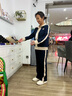 緹米媗媽媽秋裝2025新款三件套中老年女時尚繡花上衣洋氣減齡運動服套裝 深藍色（7789三件套）春秋款 XL 建議穿105-118斤 曬單實拍圖