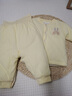 天泛（TIANFAN）新生嬰兒衣服秋冬款6一12月棉衣棉褲套裝a類(lèi)純棉嬰幼兒分體兩件套 中厚高腰護肚套裝黃色 73 cm 6-9個(gè)月寶寶 曬單實(shí)拍圖