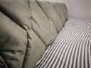 欧苏缦新款全包加厚高档床头罩套靠背软包简约现代皮木床头盖布保护套子 灰色 1.5米长床头罩 实拍图