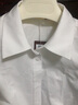 路施南假領(lǐng)子女款秋冬內搭襯衫假領(lǐng)配西服白色襯衣領(lǐng)百搭純棉半身假衣領(lǐng) 白色206（長(cháng)款尖領(lǐng) ） M 曬單實(shí)拍圖