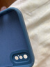 美殼殼 蘋果xsmax手機殼女款iphonex超薄散熱防摔簡約磨砂卡通軟殼xr直邊液態(tài)硅膠保護套潮男 蘋果XS Max-【深海藍-豬星報喜】 曬單實拍圖