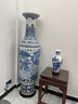爵仕臻品景德鎮陶瓷仿古青花瓷器手工繪畫(huà)依山傍水開(kāi)業(yè)客廳家居落地大花瓶 1.8米一對價(jià)格 曬單實(shí)拍圖