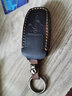 豫翎適用于2025款福特鑰匙套蒙迪歐銳界?？怂硅€匙包真皮保護殼鑰匙扣 A款三鍵【黑色】瘋馬皮 曬單實(shí)拍圖