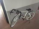 基洛夫公路車(chē)自行車(chē)700C鋁合金彎刀肌肉賽車(chē)碟剎學(xué)生車(chē)競變速城市男女 白色前后一體輪 高配16速 700C 曬單實(shí)拍圖