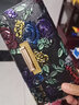 絲芙倫2025新款長(cháng)款手拿錢(qián)包女玫瑰花民族風(fēng)壓花牛皮錢(qián)夾大容量放手機 彩玫瑰 曬單實(shí)拍圖