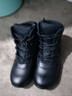 君洛克6寸中幫作戰靴男黑色拉鏈戰術(shù)靴作訓靴戶(hù)外登山鞋D13608 黑色 39 曬單實(shí)拍圖