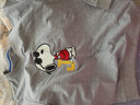 史努比（SNOOPY）兒童衛衣男女春秋潮款新款純棉寶寶衣服帥氣寬松休閑上衣童裝 衛衣-灰色-zz西餐 150 曬單實(shí)拍圖