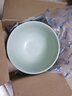 巧居巧具小麥秸稈飯碗家用學(xué)生食堂打飯宿舍防摔塑料大號吃飯面湯碗特大碗 小麥7寸大碗單個(gè)裝（北歐綠） 曬單實(shí)拍圖