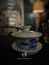 絡(luò)曼（LUOMAN）美式復(fù)古客廳落地?zé)艉?jiǎn)約書房立式燈遙控調(diào)光臥室床頭落地?zé)?EA2116咖棕色 腳踏開關(guān) 曬單實(shí)拍圖