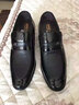 老爺車(chē)漆皮皮鞋男款正裝皮鞋商務(wù)男士皮鞋牛皮軟底內增高青年新郎鞋男 G1088黑色【平跟單鞋款】 40 (250mm) 標準碼 曬單實(shí)拍圖