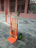 神錘加厚老虎車(chē)建筑工地人力手推斗車(chē)農用兩輪園林拉貨載貨拖車(chē)手推車(chē) 雙臂雙杠14寸充氣輪 曬單實(shí)拍圖