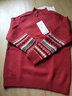 歌米拉半高領(lǐng)毛衣女秋冬款新款女裝寬松百搭打底衫內搭時(shí)尚針織衫上衣 磚紅 L 曬單實(shí)拍圖
