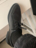 卡帝乐鳄鱼（CARTELO）英伦男士皮鞋商务透气牛皮正装鞋职场办公低帮皮鞋男9274 黑色 39 实拍图