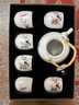 LICHEN景德鎮(zhèn) 陶瓷茶杯 茶壺 一壺六杯套裝 帶禮盒 整套茶具 喜上眉梢七頭茶具 曬單實拍圖