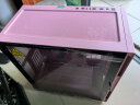 爱国者（aigo）YOGO  K1粉色 超高兼容性 9风扇位 电脑机箱  E-ATX/ATX主板/360水冷/4090显卡/钢化玻璃全侧 实拍图