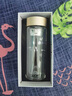 名到（MIODO）雙層玻璃杯男女商務(wù)簡(jiǎn)約便攜水杯附茶漏MD-XFZ400 400ml 香檳色NM 曬單實(shí)拍圖