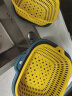 拜格（BAYCO）洗菜沥水篮 双层洗菜盆滤水篮洗水果盘沥水漏盆 六件套  BX6808 实拍图