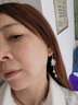憶奴嬌醉人的詩(shī)意925銀飾品水晶耳環(huán)女長(cháng)款水滴流蘇耳墜時(shí)尚耳飾 禮物 圖片色 曬單實(shí)拍圖