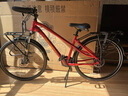 MEAVONMMEAVON德國馬丁長(cháng)途旅行車(chē)自行車(chē)鋁合金變速油剎進(jìn)口27速山地公路車(chē) 橘紅色【斜梁700C】【油剎】 700C 27速 曬單實(shí)拍圖
