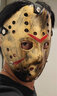 愛(ài)維逸萬(wàn)圣節面具化妝舞臺會(huì )恐怖搞怪全臉男士影視道具成人cos假面派對 復古銅杰森面具 曬單實(shí)拍圖