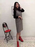皮爾卡丹（pierre cardin）毛呢背心連衣裙子女秋冬季2025年新款小個子配外套打底馬甲兩 單毛呢裙《高級感時髦顯瘦別致漂 L (98-115斤) 曬單實拍圖