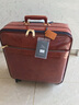 獵豹真皮拉桿箱商務(wù)登機箱復古旅行箱萬(wàn)向飛機輪密碼箱男女行李箱皮箱 紅棕雙色牛皮行李箱 20英寸 方款登機箱 曬單實(shí)拍圖