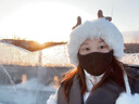FitonTon毛線(xiàn)帽女冬季可愛(ài)圣誕加厚保暖帽子護耳毛毛防風(fēng)防寒加絨針織帽女 曬單實(shí)拍圖
