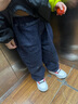 戴維貝拉男童牛仔褲兒童加絨褲子秋冬男孩工裝褲長(cháng)褲童裝 曬單實(shí)拍圖