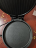 奧克斯（AUX）電餅鐺家庭用 雙面加熱電餅鍋煎餅鍋烙餅鍋 大尺寸加深烤盤(pán)30CM 電煎鍋多功能2024新款早餐機 寶石紅 曬單實(shí)拍圖