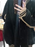 矜持范2025年冬季新款網(wǎng)紅毛絨絨棒球服外套女休閑慵懶加厚寬松保暖上衣 黑色 M 建議80100斤 曬單實(shí)拍圖