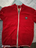 Bejirog男童開(kāi)衫毛衣2025春裝兒童衣服男外套新款拉鏈毛線(xiàn)10歲針織衫外穿 紅色（加絨） 160 cm 建議身高150cm左右） 曬單實(shí)拍圖