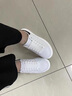 Charm Klooss男鞋輕奢新款休閑增高小白鞋松糕厚底鞋子男牛皮情侶款休閑鞋女鞋 白色  男女同款 【增高5CM】 40 男款 曬單實(shí)拍圖
