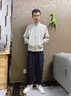 斯得雅（STAVA）春秋新款男士簡約夾克時尚拿外套防風外套61351488 卡其色 M (165) 曬單實拍圖