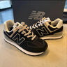 NEW BALANCE/NB男鞋女鞋新款574系列復古經(jīng)典運動(dòng)休閑鞋跑步鞋ML574EVN ML574EVB 黑色升級款 42.5 曬單實(shí)拍圖