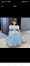 蓓然美灰姑娘公主裙夏愛(ài)莎連衣裙艾莎愛(ài)麗絲生日禮服六一表演兒童公主裙 灰姑娘B款+皇冠魔法棒+斗篷 110 曬單實(shí)拍圖
