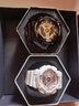 卡西歐（CASIO） 情侶手表一對情侶對表禮盒G-SHOCK GIRLS baby-g火烈鳥情侶款 GA-110GB/BA-110XRG-1A 曬單實拍圖